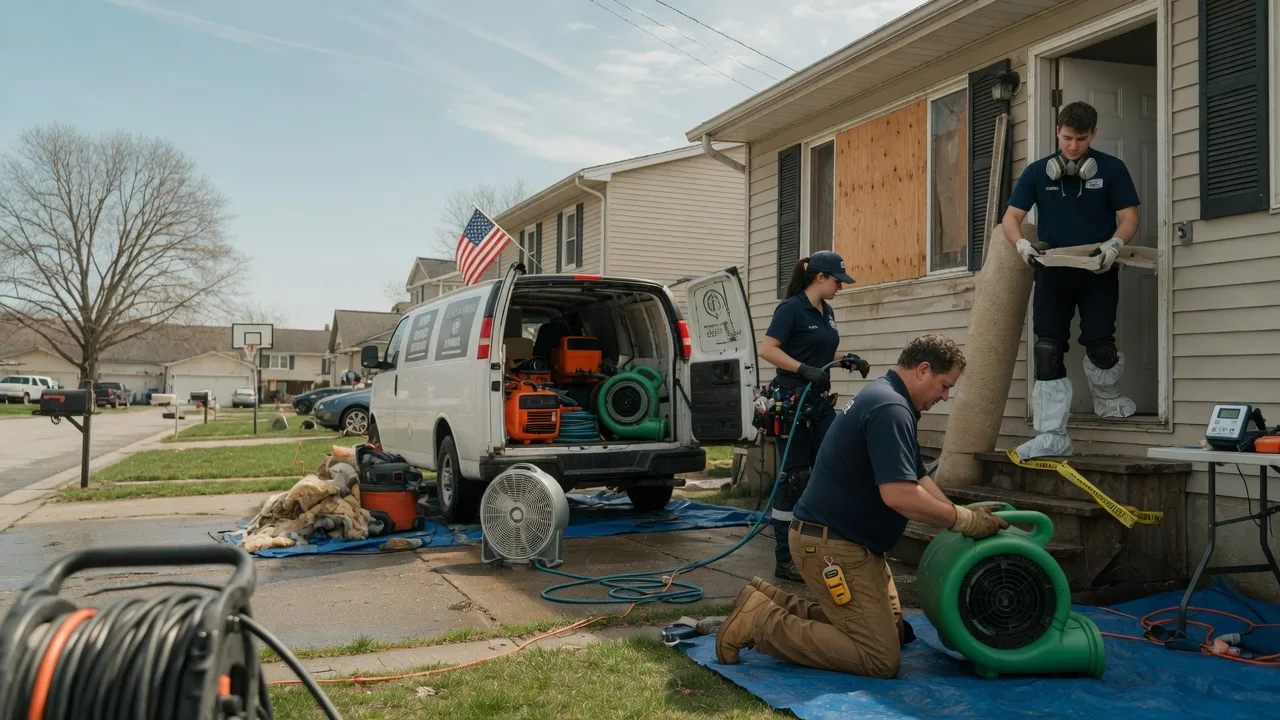 Water Damage Restoration in Rheems, PA near me